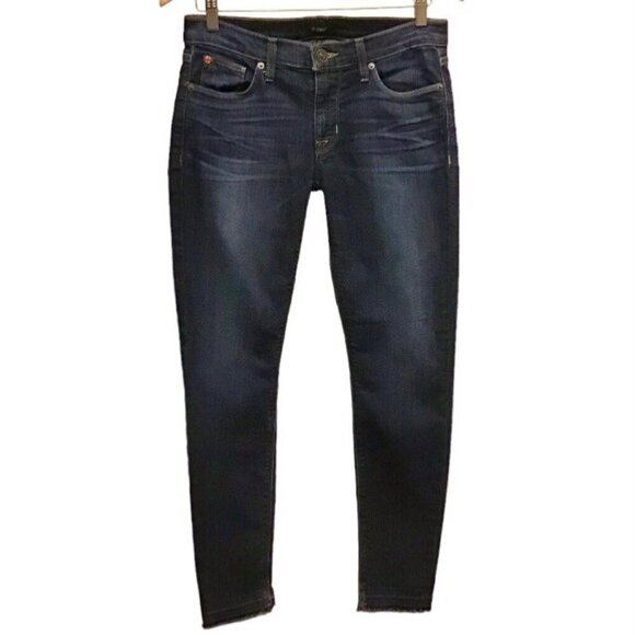 Hudson 27 (US 4) Krista Ankle Super Skinny Raw Release Hem Women’s Jeans Niya - Picture 3 of 13